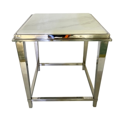 Hotel Stylowy stolik do herbaty z stali nierdzewnej 30 kg Szerokość 48 cm