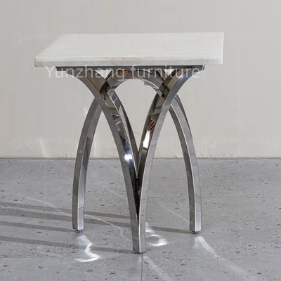 Meble hotelowe Sofa Side End Table Line Sense Silver Low Key Design