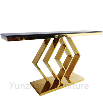 Luxury Console Design Stolik Salon Set Złota podstawa
