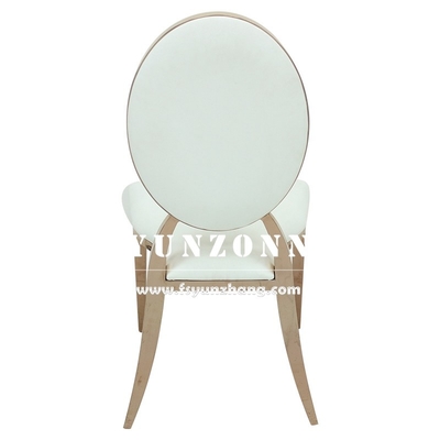 Krzesła ślubne ze stali nierdzewnej w kolorze złotym Wypożyczalnie krzeseł ślubnych królewskich S49xD53xH94cm