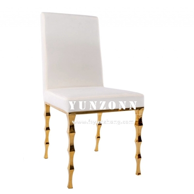 Elegantny banket krzesło z czarnego aksamit z bambusowych nóg
