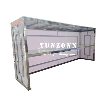 Meble hotelowe Nowoczesny Design Mody Wino Bar Stolik Srebrny Wydarzenie impreza Wysoki Bar Listy