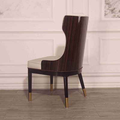 Proste wyściełane krzesła do jadalni American Cafe Chair Set Leisure Creative