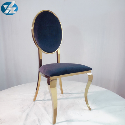 Versache Back Black Velvet Krzesła do jadalni Złote krzesło ze stali nierdzewnej