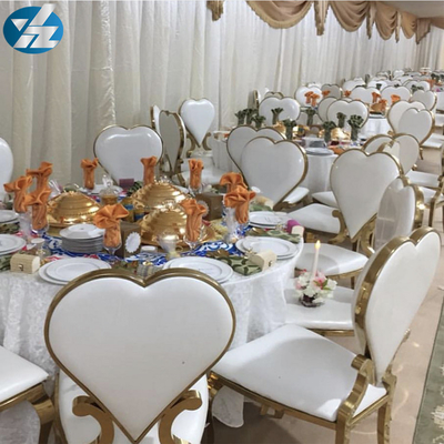 Krzesła do jadalni w kształcie serca Krzesło weselne Hotel Royal 50X59X102