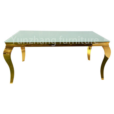 Dobra cena. Stół do jadalni w kształcie prostokąta ze stali nierdzewnej z marmurowym blatem w Internecie