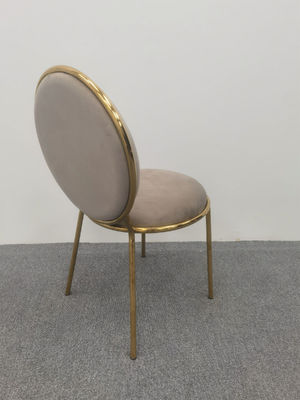 Dobra cena. Brązowy aksamit krzesło do jadalni okrągłe Krzesło z tyłu tani okrągły stół do jadalni i krzesła w Internecie