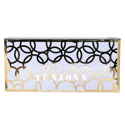 Dobra cena. Prostokątna półka barowa do salonu z kółkami Zdejmowane trwałe meble hotelowe w Internecie