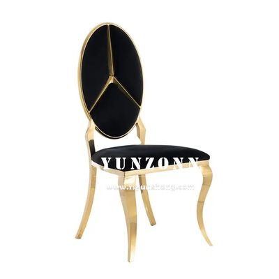 Dobra cena Gorąca Wyprzedaż Fantazyjny Design Benz Krzesło Bankietowe Ze Złotej Stali Nierdzewnej do Hotelu, Wesela i Imprez w Internecie
