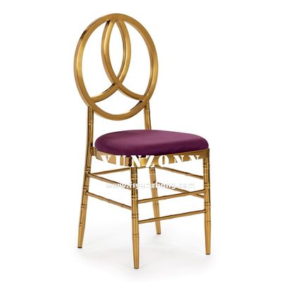 Dobra cena. Złoty Metaliczny Stal Nierdzewna Hotel Banket Krzesło Feniks Stolik Stolik imprezowy Krzesło weselne w Internecie