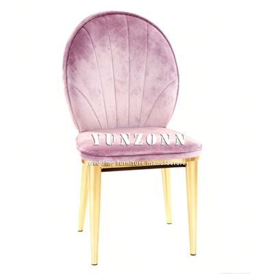 Dobra cena Fabryka bezpośrednia Luksusowe meble ślubne Hotel Restauracja Metalowe Złote Nogi Stalowe Krzesło jadalne w Internecie