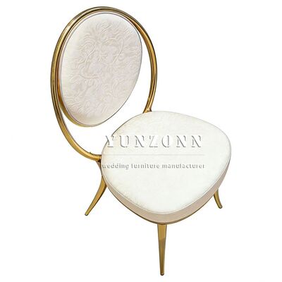 Dobra cena Luksusowe trwałe, nowoczesne krzesła ze stali nierdzewnej, ze ściętymi nogami w Internecie