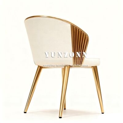 Dobra cena Fabryka hurtowa Luxury Wedding Reception Trwałe krzesła metalowe ze stali nierdzewnej do imprez w Internecie