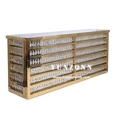 Dobra cena Komercyjny meble z stali nierdzewnej bary Crystal Design Komercyjne liczniki barów dla imprez w Internecie