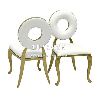 Dobra cena Nowy design pączka złota luksusowy hotel bankiet ślubie aksamit stoły jadalne ze stali nierdzewnej w Internecie