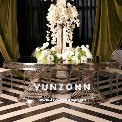 Dobra cena Stolik jadalny z podwójnym podłożem z lustrzanym szkłem w Internecie