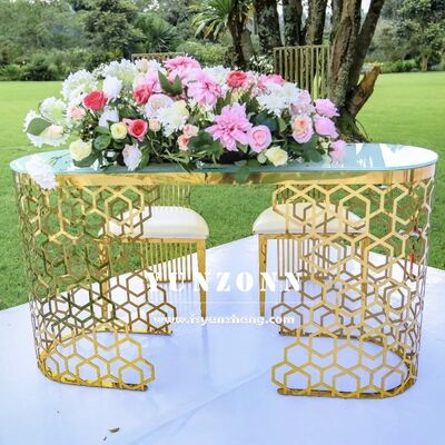 Dobra cena Gorąca sprzedaż Luksusowy owalny stół nowoczesny ze stali nierdzewnej w Internecie