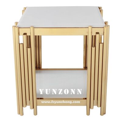 Dobra cena Współczesny nowoczesny nordycki kwadratowy stolik kawowy proste meble do salonu, stolik boczny, jadalnia ze stalową ramą, materiał metalowy w Internecie