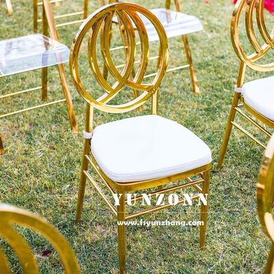 Dobra cena Chińska Fabryka Dostarcza Krzesło Feniks ze Stali Nierdzewnej w Kolorze Złotym i Białym na Wesela, Bankiety, Hotele, Jadalnie na Zewnątrz, Apartamenty w Internecie